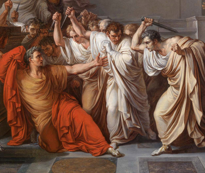 · 44 BC · The Ides of March! Julius Caesar is stabbed to death by Brutus, Cassius, and several other senators. Check out our page for the Ides at ancientromelive.org/assassination-… #RomeOnThisDay