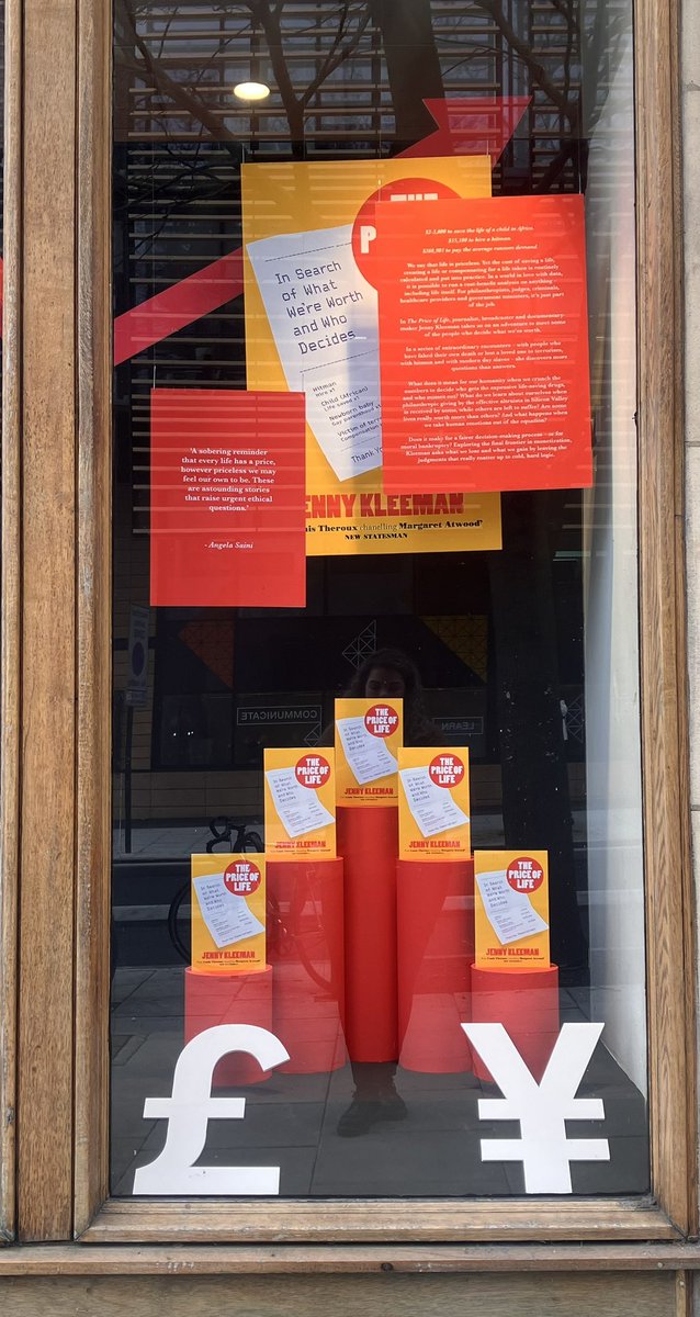 gowerst_books's tweet photo. One week today! Author @jennykleeman will be in the bookshop discussing her eye-opening new book The Price of Life @panmacmillan with @BBCMaryam. We simply can’t wait, and urge you all to join us! https://t.co/oZU4uatWL7 https://t.co/3aQKMOQqN4