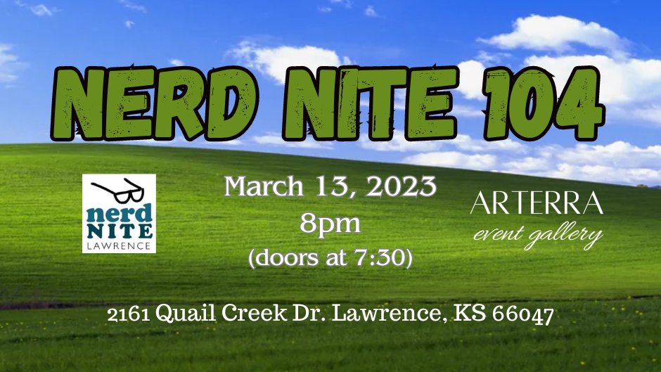 Nerd Nite Lawrence tweet media