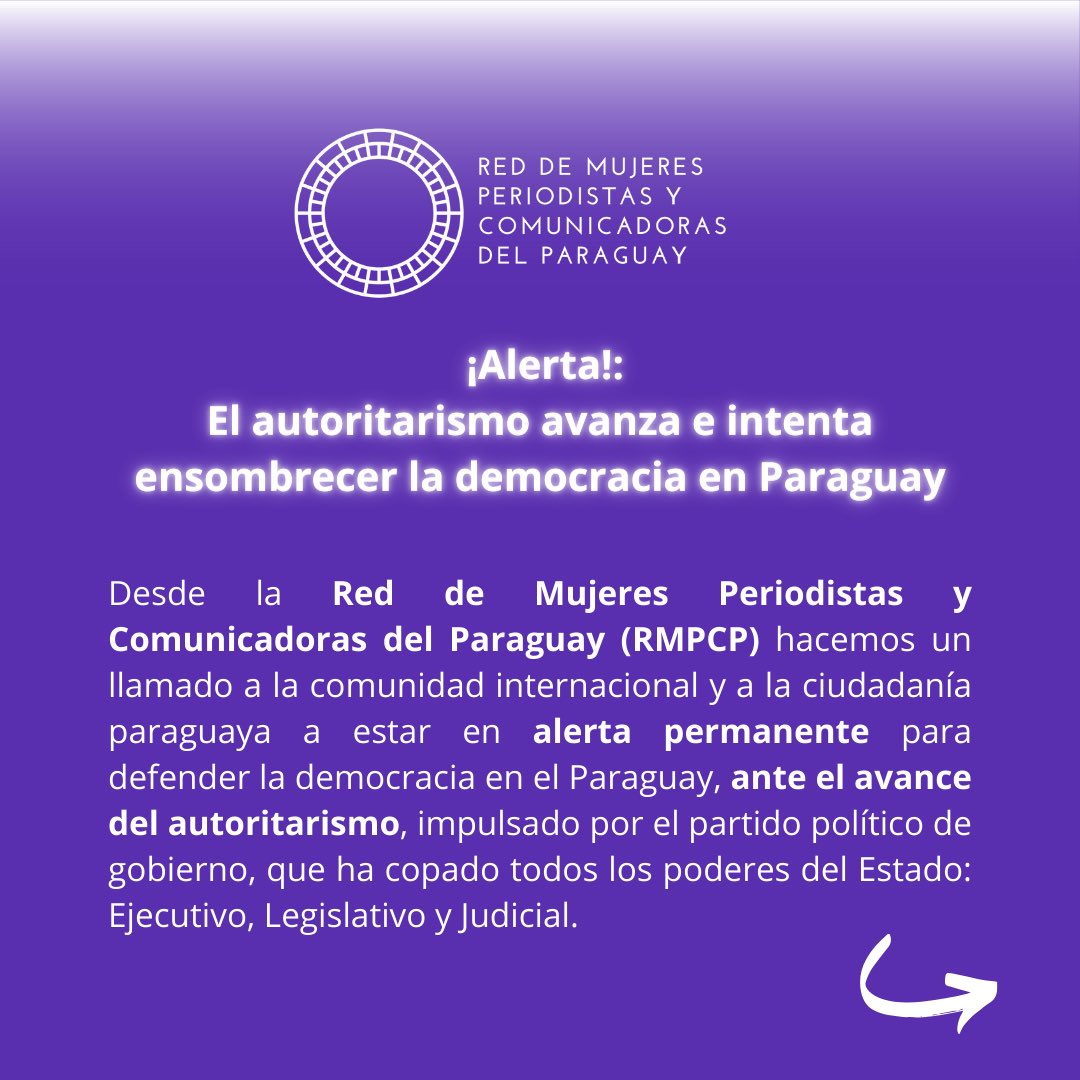 ¡Alerta!: El autoritarismo avanza e intenta ensombrecer la democracia en Paraguay