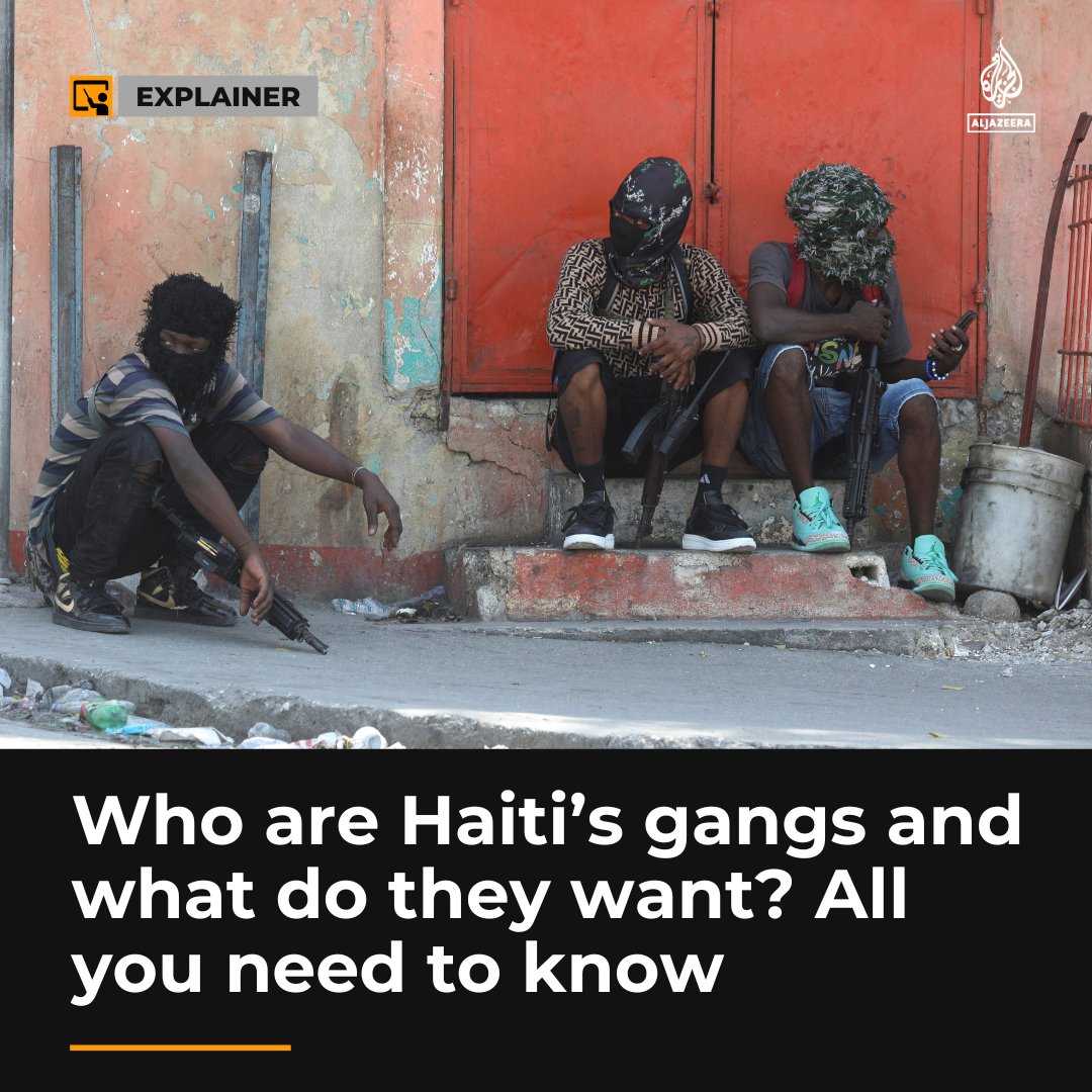 Haitian armed groups have grown more autonomous, experts say, and force alone will not resolve the growing security crisis. 

Here's what you need to know aje.io/jg4nyk