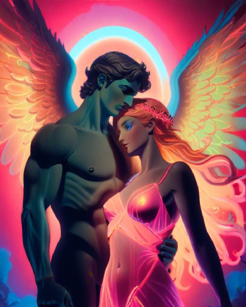 Eros and Psyche💞 #Eros #Psyche #ErosandPsyche #greekgods #greekgoddess #theoi #hellenic #pagangods #pagansoftwittter #wednesdayfun