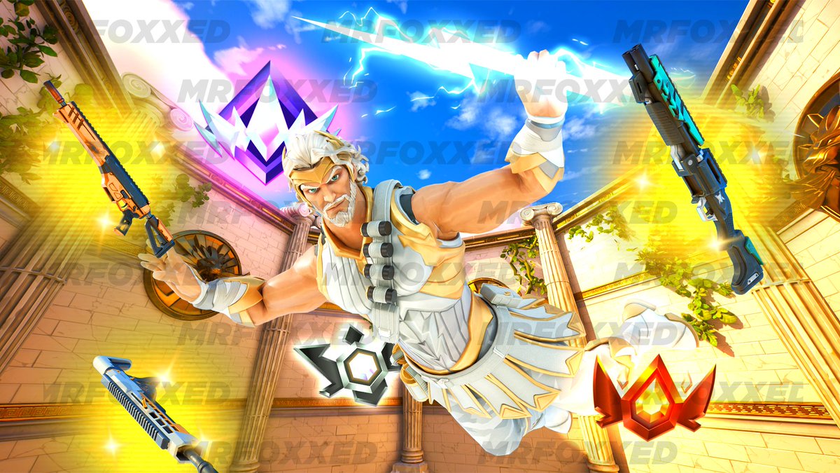 mrfoxxed's tweet photo. made this thumbnail for @cr1pzzyfn

programs used:   
- blender 
-photoshop  
-illustrator  
-UEFN https://t.co/gjgKCCopY8