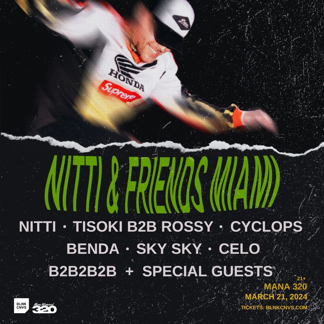 Every MMW one of the wildest parties is always @Nittimusic & Friends, we cannot wait to see what he does this year, who pulls up, and how crazy the fans get for this very special in-the-round event at Mana 320 on Thursday night!