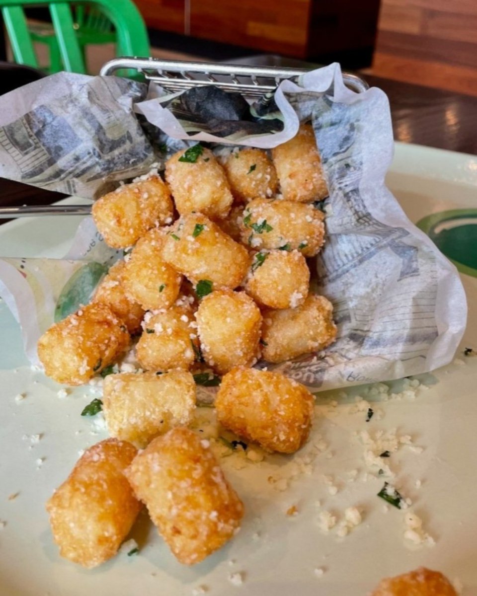 You gonna finish your tots?