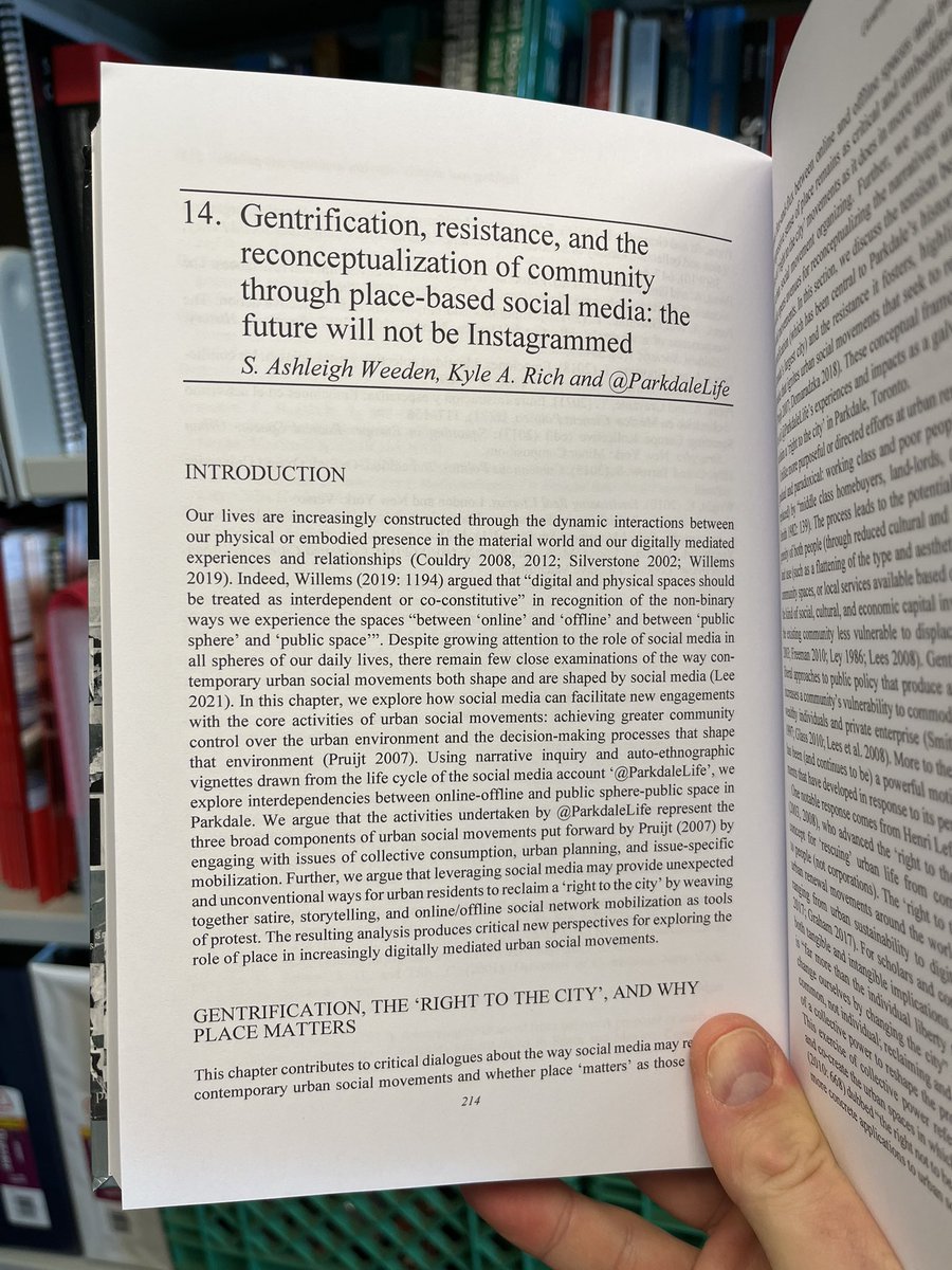 Kyle Rich (krich052@mas.to) (@krich052) on Twitter photo Love book delivery day!
Excited to see this chapter with <a href="/ashleighweeden/">S. Ashleigh Weeden, PhD</a> & <a href="/parkdalelife/">formerly known as parkdalelife</a> in print š š¤
<a href="/BrockUResearch/">BrockU Research</a> <a href="/BrockRECL/">Brock RECL</a> <a href="/BrockFAHS/">BrockU Applied Health Sciences</a> Love book delivery day!
Excited to see this chapter with <a href="/ashleighweeden/">S. Ashleigh Weeden, PhD</a> & <a href="/parkdalelife/">formerly known as parkdalelife</a> in print š š¤
<a href="/BrockUResearch/">BrockU Research</a> <a href="/BrockRECL/">Brock RECL</a> <a href="/BrockFAHS/">BrockU Applied Health Sciences</a>