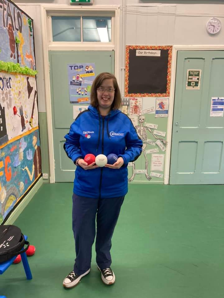 Volunteer Appreciation 🤩🤩 Huge thank you to Courtney who supported Jamie from the Active Schools Team delivering a 4 week block of boccia at Brownhall Primary School. She did an amazing job. #DGActiveschools #volunteering