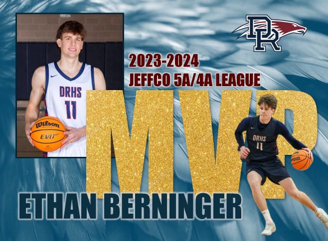 Great job @ethan_bern11! It’s been fun watching your years of hard work pay off with team and individual success. Jeffco 5A/4A League MVP is quite the accomplishment. @CoachKovar @drhsHOOPS @SAHDx4 @JeffcoAthletics @CHSAA @_dra7ke @Bball_CO @coloradopreps @claytonconover