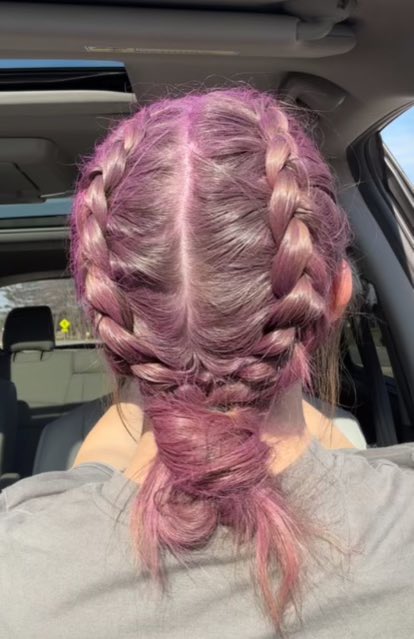 Dress like a <a href="/FJHChargers/">Fishers Junior High</a> teacher day for spirit week. The tie &amp; purple hair were key to these girls dressing like Mr. Broviak.  💜