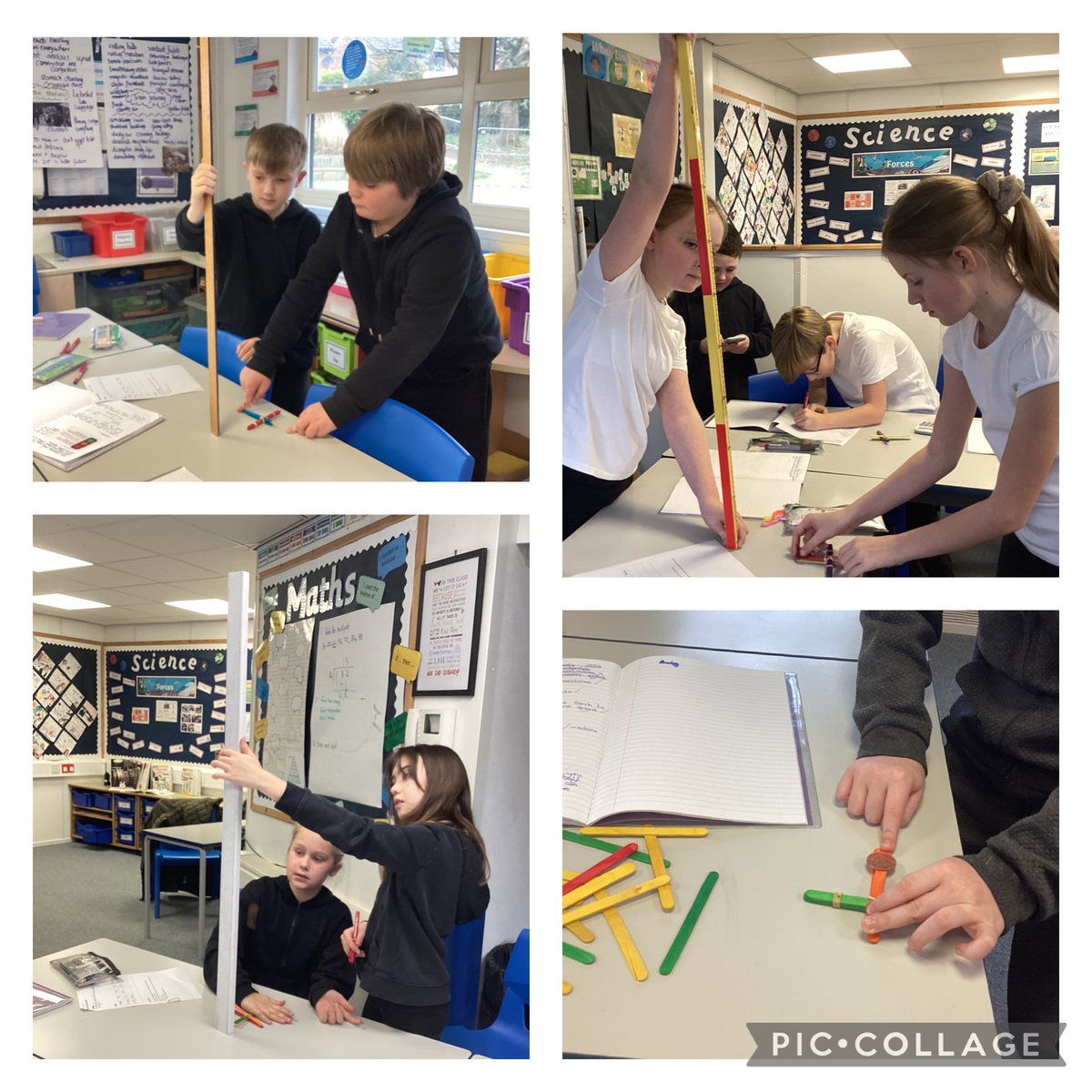 Cherry Blossom Class enjoyed exploring levers in science. The children made and tested catapults, changing one of the variables (such as the position of the fulcrum) to investigate how it affected how far or high the load was projected! @TrustVictorious