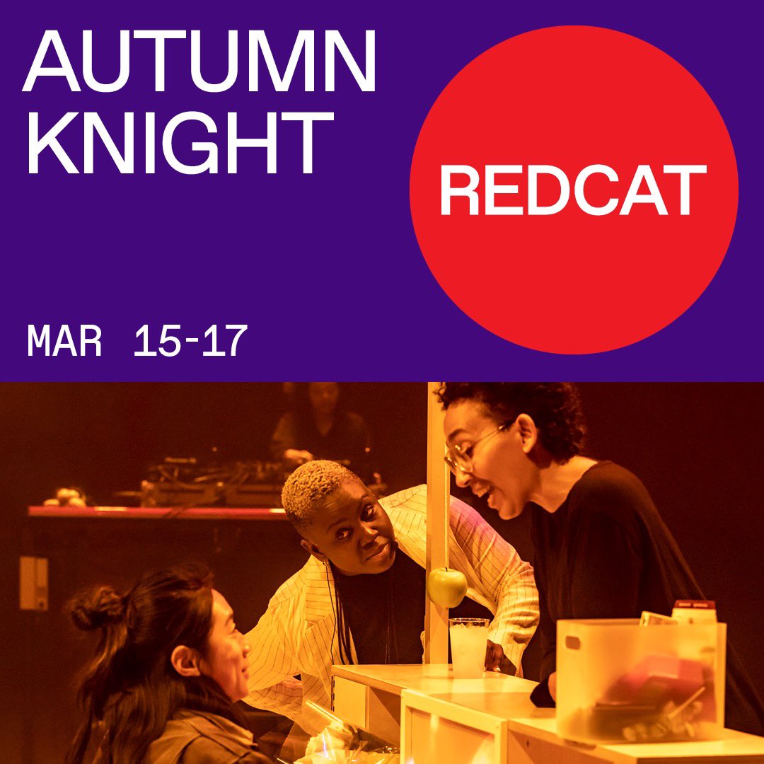 Join us this weekend for the West Coast premiere of two works by artist Autumn Knight! Creating intimacy between audience + performer, REDCAT will transform into a nightclub on Friday + Saturday, before Knight takes the stage to respond on Sunday. 

INFO: redcat.org/events/2024/au…