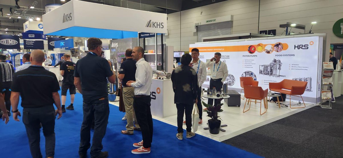 HRSHeatEx's tweet image. Our Oceania Team has been busy @Appex2024 at the stand E148! Drop by to meet us and discover how HRS innovative solutions transform #foodprocessing. We're here for the duration—don't miss out! #APPEX #EnergyMovesUs #heatexchangers #foodsystem