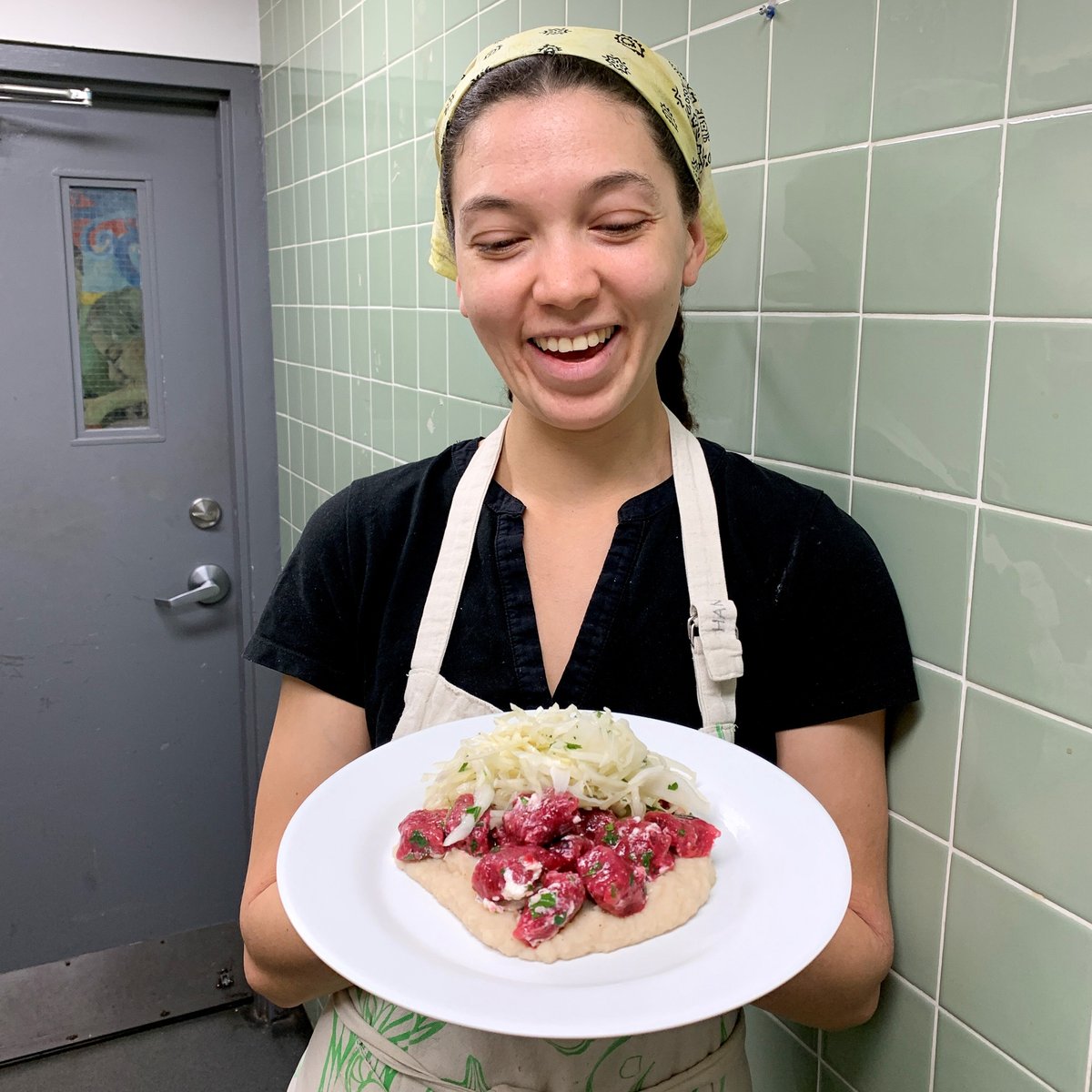 Bright, beautiful beet gnocchi for participants of our Healthy Beginnings program today! Thank you to our Community Chef, Hannah, and amazing volunteers for the meal. 💗