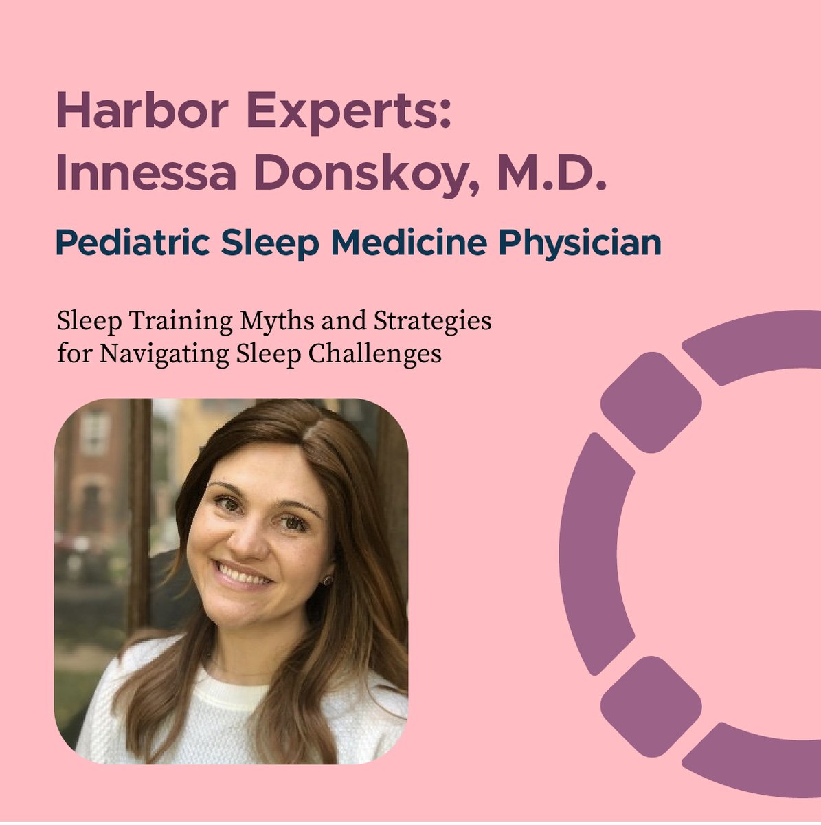 In honor of World Sleep Week, we sat down with Dr. Innessa Donskoy, M.D., a pediatric sleep medicine specialist! Dr. Donskoy discussed five common sleep training myths and offered guidance for navigating sleep challenges. On the Harbor blog now! harbor.co/blogs/blog/5-s…