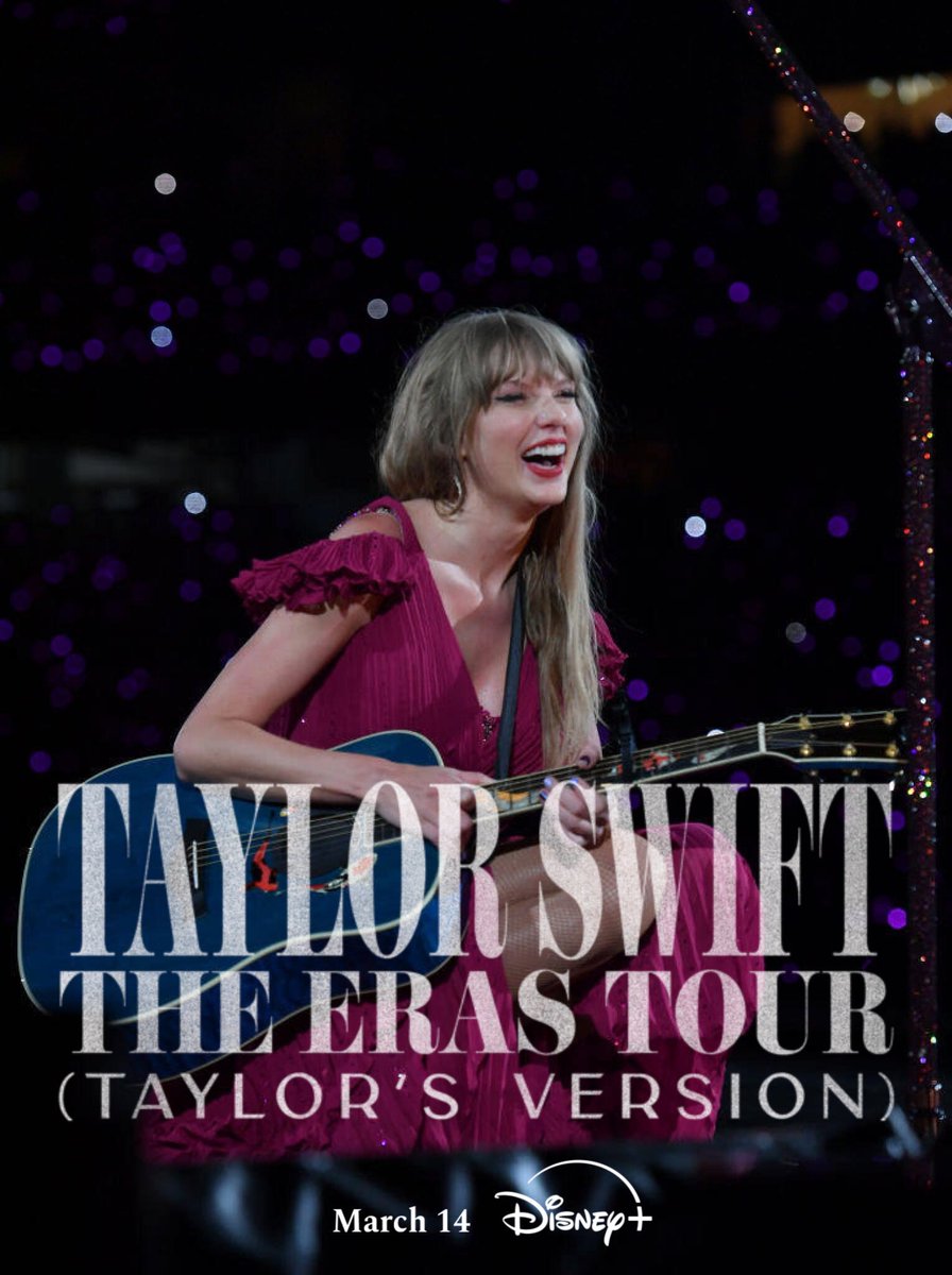 Tomorrow is the day swifties, we gonna get #TSTheErasTourTaylorsVersion on <a href="/DisneyPlus/">Disney+</a> ! ♥️