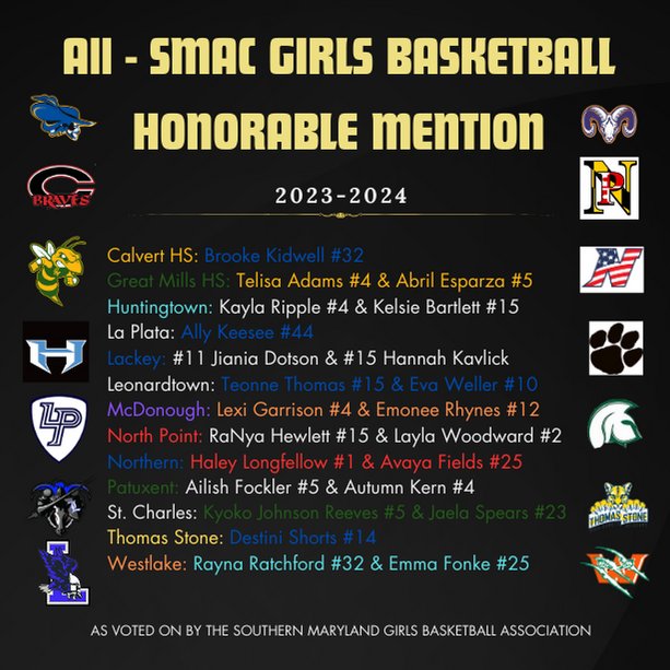 SOUTHERN MD GIRLS BASKETBALL COACHES ASSOCIATION (@SoMdGBCA) on Twitter photo 2024-03-13 22:07:41