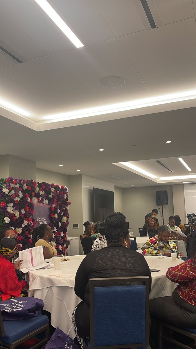 A room filled with Black women from all over the world. The power in this room. The intelligence. The royalness. The energy. We will #WinWithBlackWomen