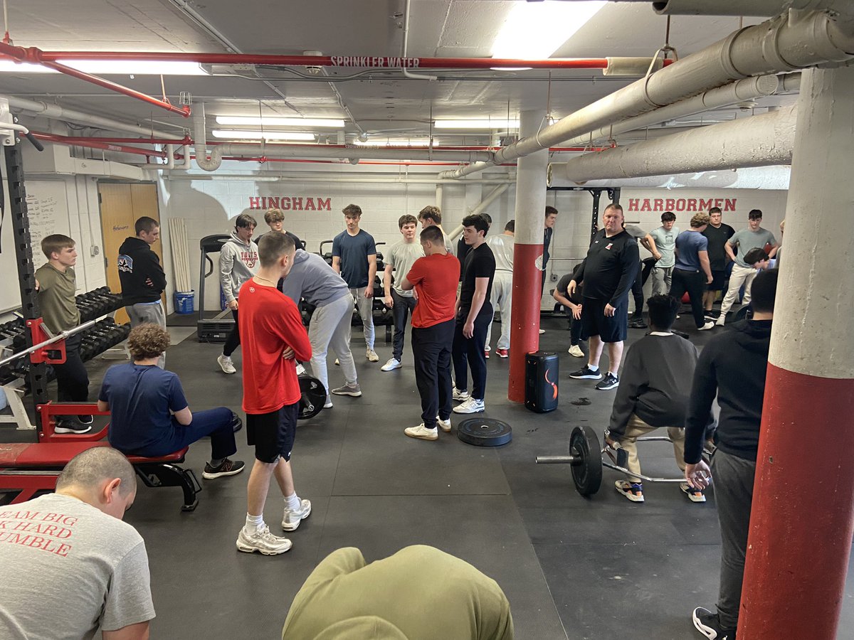 Test Day #1 in the books.  See you tomorrow night.  Pride and ownership in our Hingham Football Program.