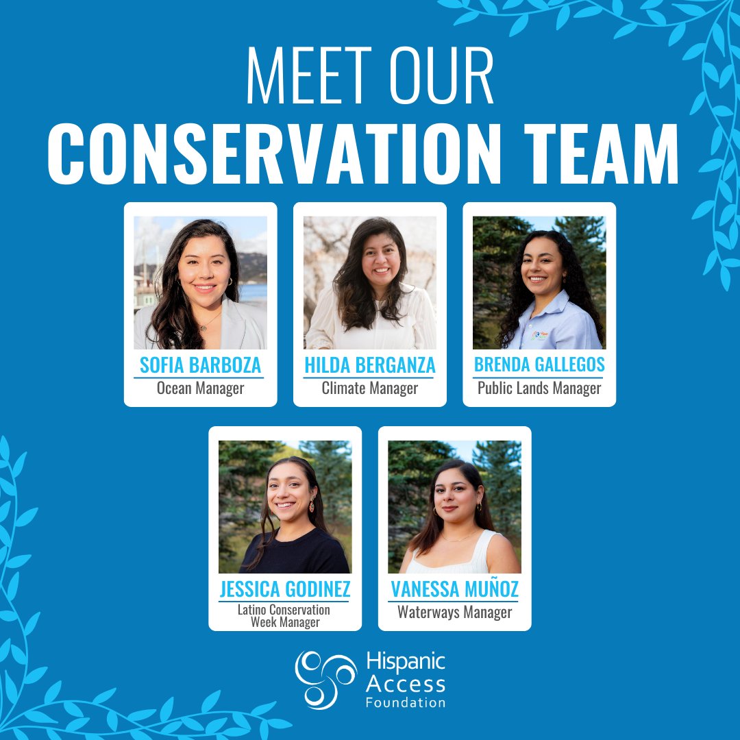 New year, new roles 👨🏻‍💻 Our Conservation team is taking on new roles, focusing on critical issue areas impacting Latino communities nationwide! 🌎 Our team also recently expanded with Sofia Barboza joining as our Ocean Manager! Learn more about the team ➡️ ow.ly/IxKx50QSEGK