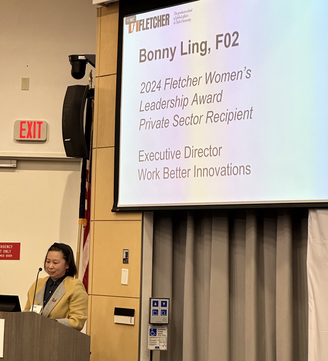 Gender & Intersectional Analysis (GAIA), Fletcher (@fletchergender) on Twitter photo The 2024 Fletcher Women’s Leadership Award - Private Sector winner is <a href="/bonny_ling/">Bonny Ling</a> of <a href="/workbetterinnov/">Work Better Innovations</a>!
<a href="/FletcherSchool/">The Fletcher School</a> <a href="/TuftsUniversity/">Tufts University</a> The 2024 Fletcher Women’s Leadership Award - Private Sector winner is <a href="/bonny_ling/">Bonny Ling</a> of <a href="/workbetterinnov/">Work Better Innovations</a>!
<a href="/FletcherSchool/">The Fletcher School</a> <a href="/TuftsUniversity/">Tufts University</a>