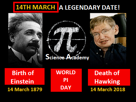 #EinsteinBirthday #PiDay #HawkingLegacy #March14th #ScienceHeroes #PhysicsPioneers #GeniusMinds #CosmicExplorers #TheoreticalPhysics #RelativityRevolution #QuantumLeap #SpaceTimeSage #MathematicalMagic #InfiniteCuriosity #BlackHoleEnigma