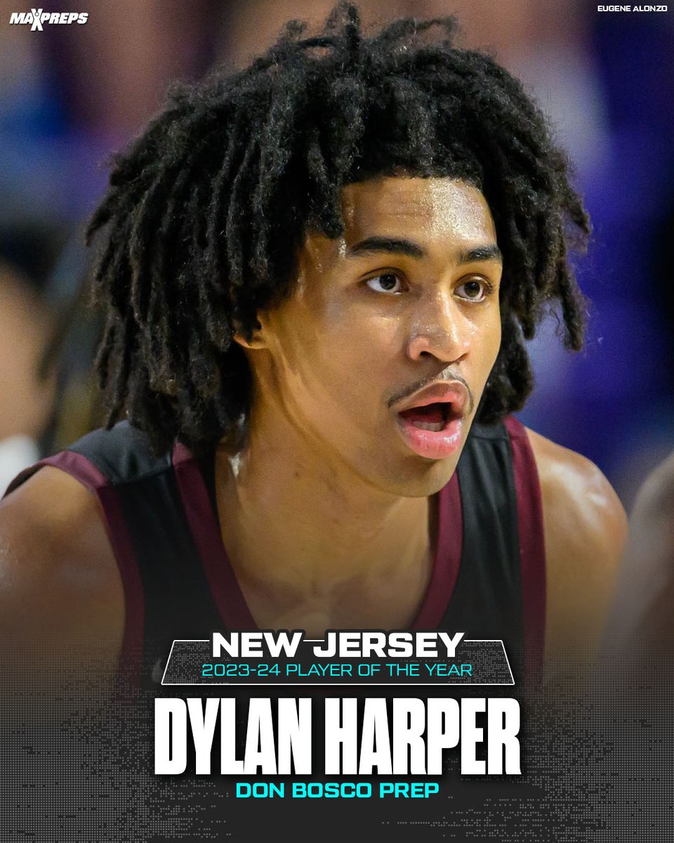 Dylan Harper of Don Bosco Prep named 2023-24 New Jersey MaxPreps High School Boys Basketball Player of the Year. 🔥🏀 ✍️: maxpreps.com/news/S-M8CdYIH…