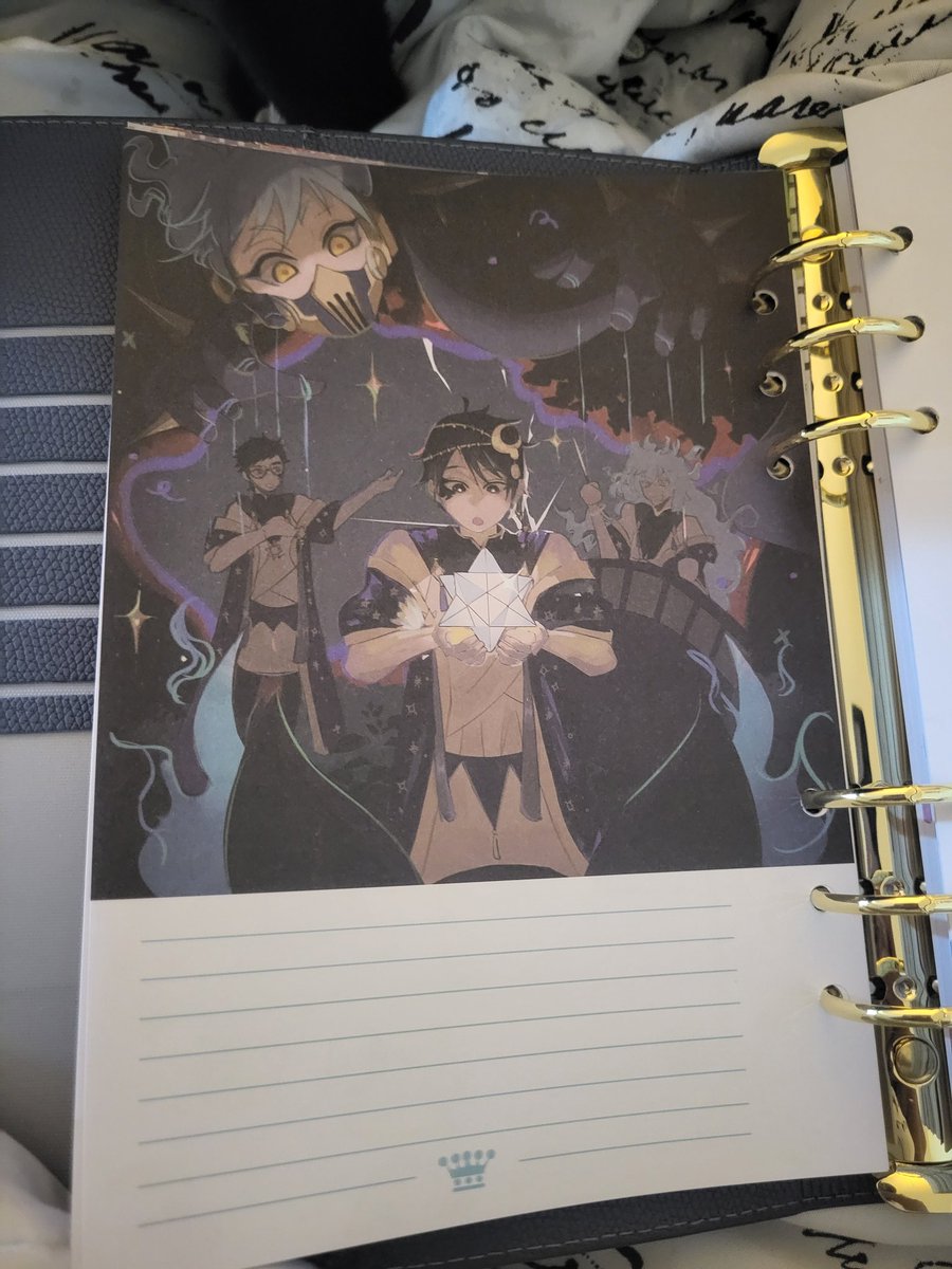 MammonsCityGirl's tweet photo. My Planner is here! I regret not getting stickers to decorate the front but aaaaah! The art is so cute 😍 @twstplanner https://t.co/H2R2islNpZ