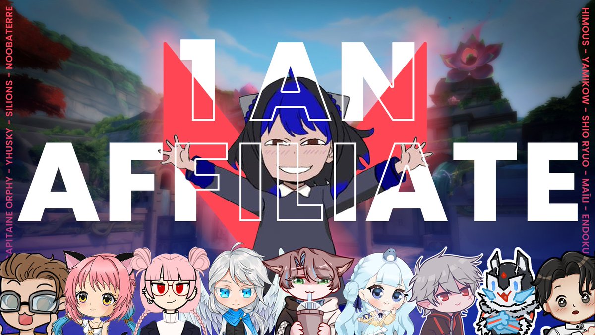 Hey les gens ! ♥️
Demain (14 mars) à 20h, on fête les 1 an d'affiliation de ma chaîne Twitch ensemble sur Valo avec :

<a href="/noobaterre/">Alexandre</a> <a href="/Endoku_chan/">🍪Endoku🍪</a> <a href="/Himous1/">Himous</a> <a href="/RyuoShio/">Shio Ryū-ō | FR/EN VTuber</a> <a href="/Yamikow/">ゆきと- InVisibleTuber - VGEN COMMS OPEN</a> <a href="/Maili_VT/">✨ Maili ✨ Vtubeuse FR 🌸</a> <a href="/CapitaineOrphy/">Capitaine Orphy</a> <a href="/yhusky_kun/">Yhusky🦴- 🚔𝔽𝕝𝕚𝕔 𝕕𝕦 𝔽𝕌𝕋𝕌ℝ</a> et <a href="/atsilions/">Silions</a>

5v5 en custom game ! Célébrons la diversité de Twitch !