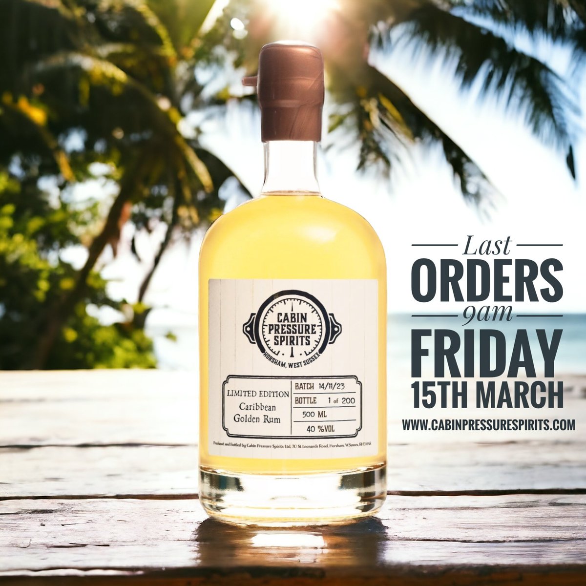 Let this shamelessly AI generated picture be a warning to you that we are off on our hols soon. Get your final trade and website orders in by 9am Friday, as after this our next delivery day will not be until the 29th of March. 
There are palm trees in Norfolk right?