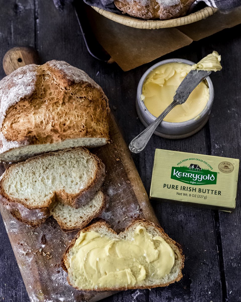 Don't let St. Patrick's Day pass by without trying this rustic, simple, and sure to please Traditional Irish Soda Bread recipe. Best enjoyed warm with a side of Kerrygold butter and good company. 

Get the recipe: kerrygoldusa.com/recipes/tradit…
