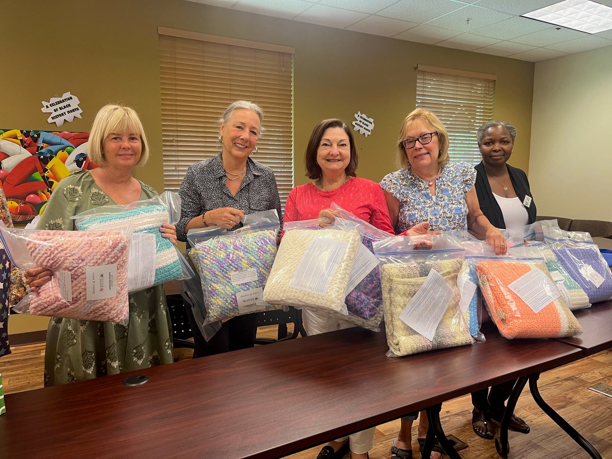 HOPEManatee's tweet photo. We were honored to provide a tour of HOPE's campus to new members of the Lakewood Ranch Women's Club. Thank you for organizing &amp; donating birthday bags filled with birthday favors along with blankets for the youngest survivors. We truly appreciate your partnership &amp; generosity! https://t.co/WnRd1fVh7l