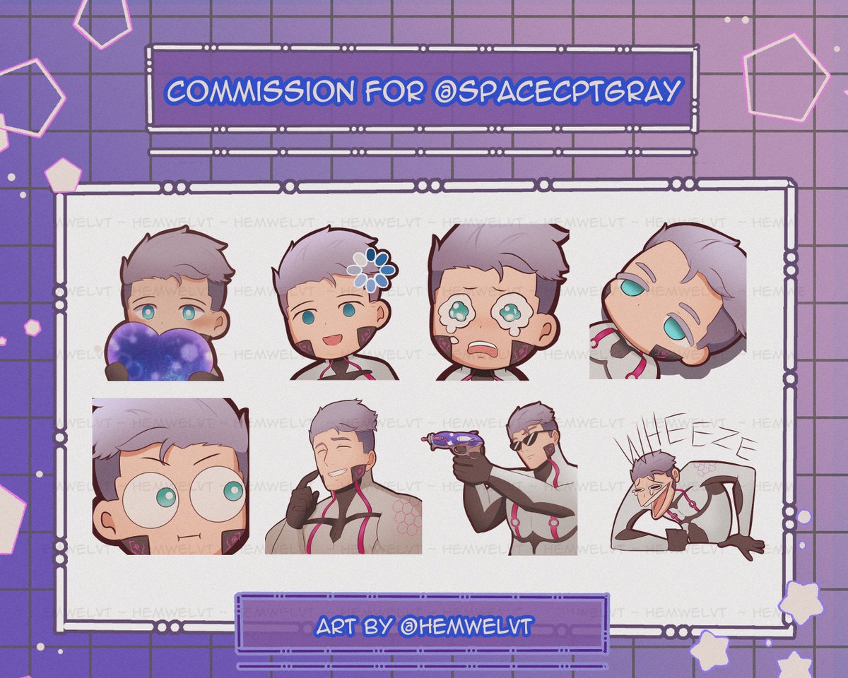 DeluvioVT's tweet photo. Yiee~ Another commission finished! ✨#CaptainGrayArt https://t.co/W27Wl09aXi
