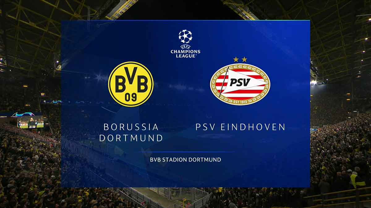 Dortmund vs PSV Live Streaming and TV Listings, Live Scores, Videos - March 13, 2024 - Champions League