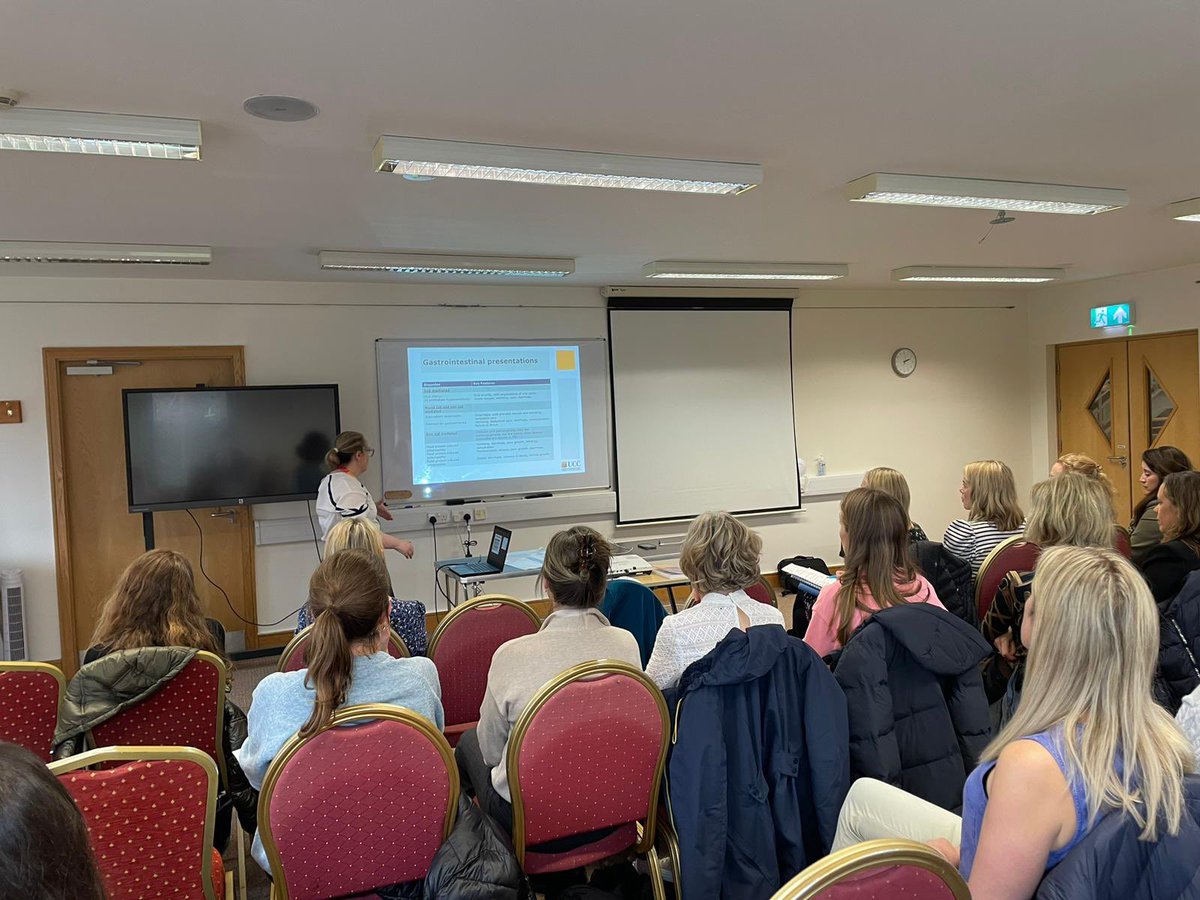 Senior Paediatric Dietitians Caitriona spoke about “Fussy Eating” and Deborah “Food protein-induced enterocolitis syndrome” (FPIES) to our community #dietitian colleagues today! Wonderful day of sharing knowledge @CUH_CorkDiet Paediatric Dietitian Study Day ✨ @trust_indi