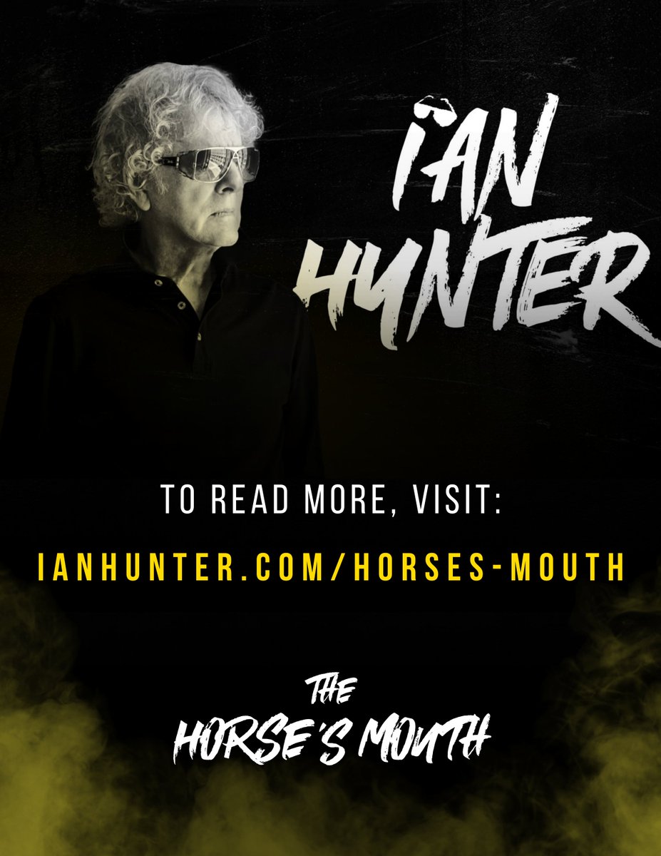 This month's Horse's Mouth is HERE! And Ian isn't being 'precious' with his answers. Head to ianhunter.com/horses-mouth to read this month's edition, and submit your questions for the next round. 🤘 #IanHunter #MottTheHoople #defiancepart2