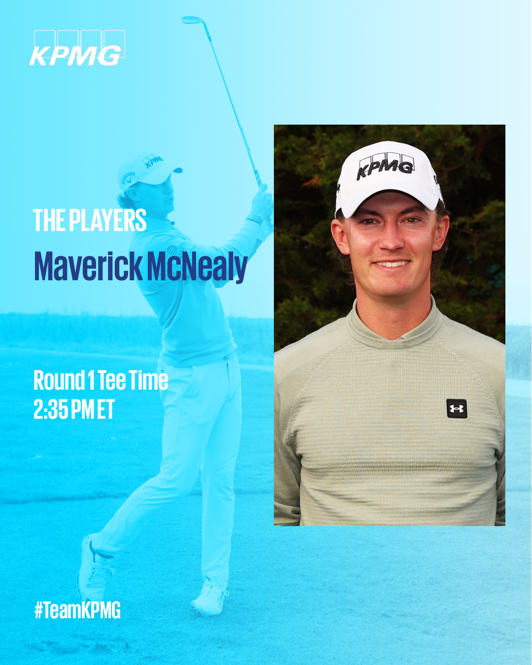 Kpmg hotsell tee times