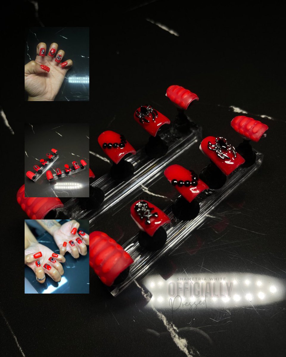 Shametriaaaaaa's tweet photo. ☠️🕷️🛑 .

FREESTYLE SETS, CUSTOM SETS, INSPO SETS, BASIC SETS, BADDIE SETS+ 

SHOP WITH OFFICIALLYPRESSED 💅🏽

-

-

-
SHIPPING AVILABLE📦

#ncnailtech #pressons #freestylenails #blacknailtech #acrylicpressonnails #officiallypressed https://t.co/Jpnt1K1Gxe