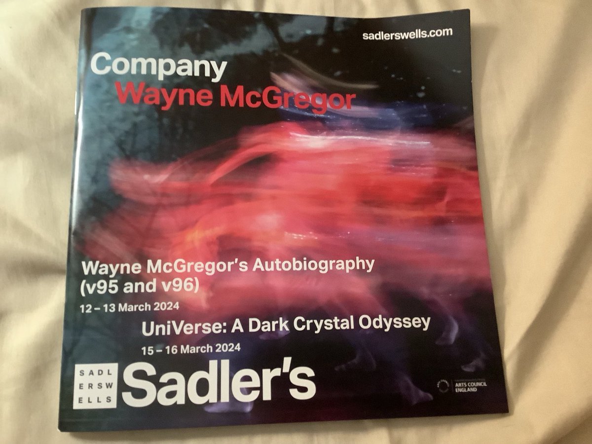 This was excellent!@WayneMcGregor. ⁦@Sadlers_Wells⁩