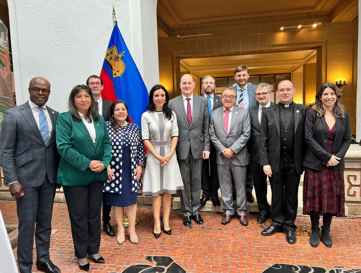 It was truly an honor to receive Minister @DominiqueHasler as Permanent Observer of the Principality of #Liechtenstein to @OAS_official & as President of the Committee of Ministers of @coe. Our fruitful discussions centered on strengthening our shared values @AmbassadorLI 🇨🇷🤝🇱🇮