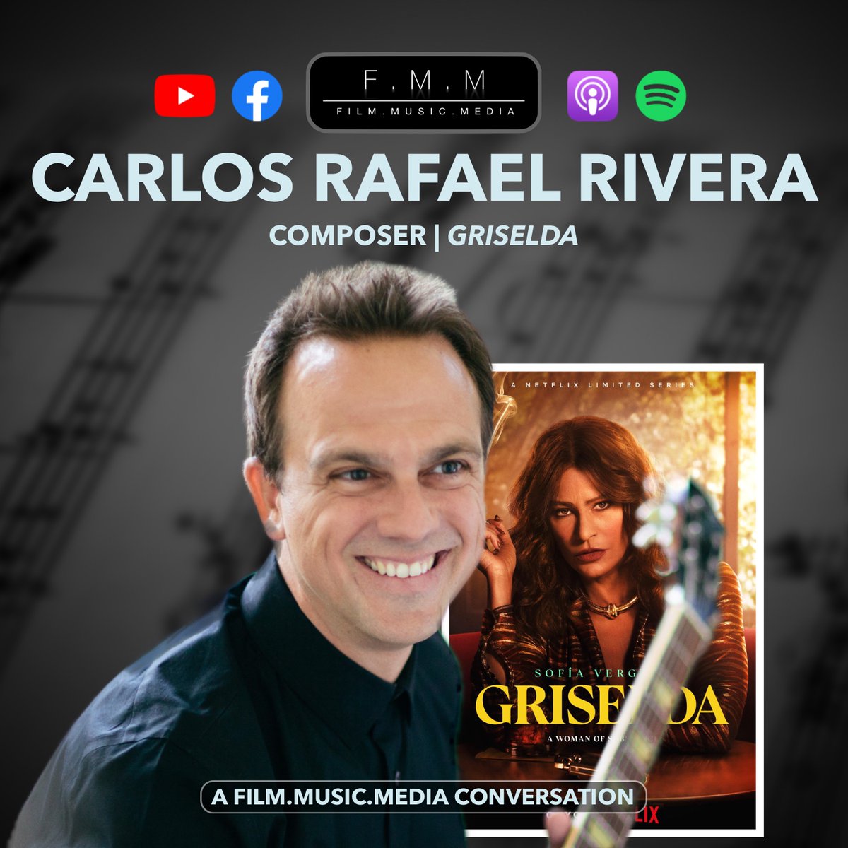 Film.Music.Media (@filmmusicmedia) on Twitter photo Now streaming! <a href="/RiveraComposer/">Carlos Rafael Rivera</a> <a href="/SofiaVergara/">Sofia Vergara</a> <a href="/netflix/">Netflix</a>
youtube.com/watch?v=DlsK4a…
#carlosrafaelrivera #composer #interview #podcast #soundtrack #soundtracks #behindthescenes #filmmaking #movies #television #griselda #sofiavergara #netflix Now streaming! <a href="/RiveraComposer/">Carlos Rafael Rivera</a> <a href="/SofiaVergara/">Sofia Vergara</a> <a href="/netflix/">Netflix</a>
youtube.com/watch?v=DlsK4a…
#carlosrafaelrivera #composer #interview #podcast #soundtrack #soundtracks #behindthescenes #filmmaking #movies #television #griselda #sofiavergara #netflix