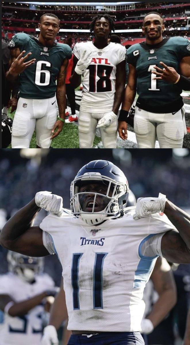 CRAZY SERIES OF EVENTS

1) #Eagles initially agree to trade for Calvin Ridley
2) #Falcons advise against it
3) Eagles still pursue WR
4) #Titans unwilling to pay AJ Brown
5) Eagles pivot, trade for Brown
6) Titans in need of WR
7) Titans ultimately pay Ridley

🤯

(h/t <a href="/FG_Dolan/">Joe Dolan</a>)