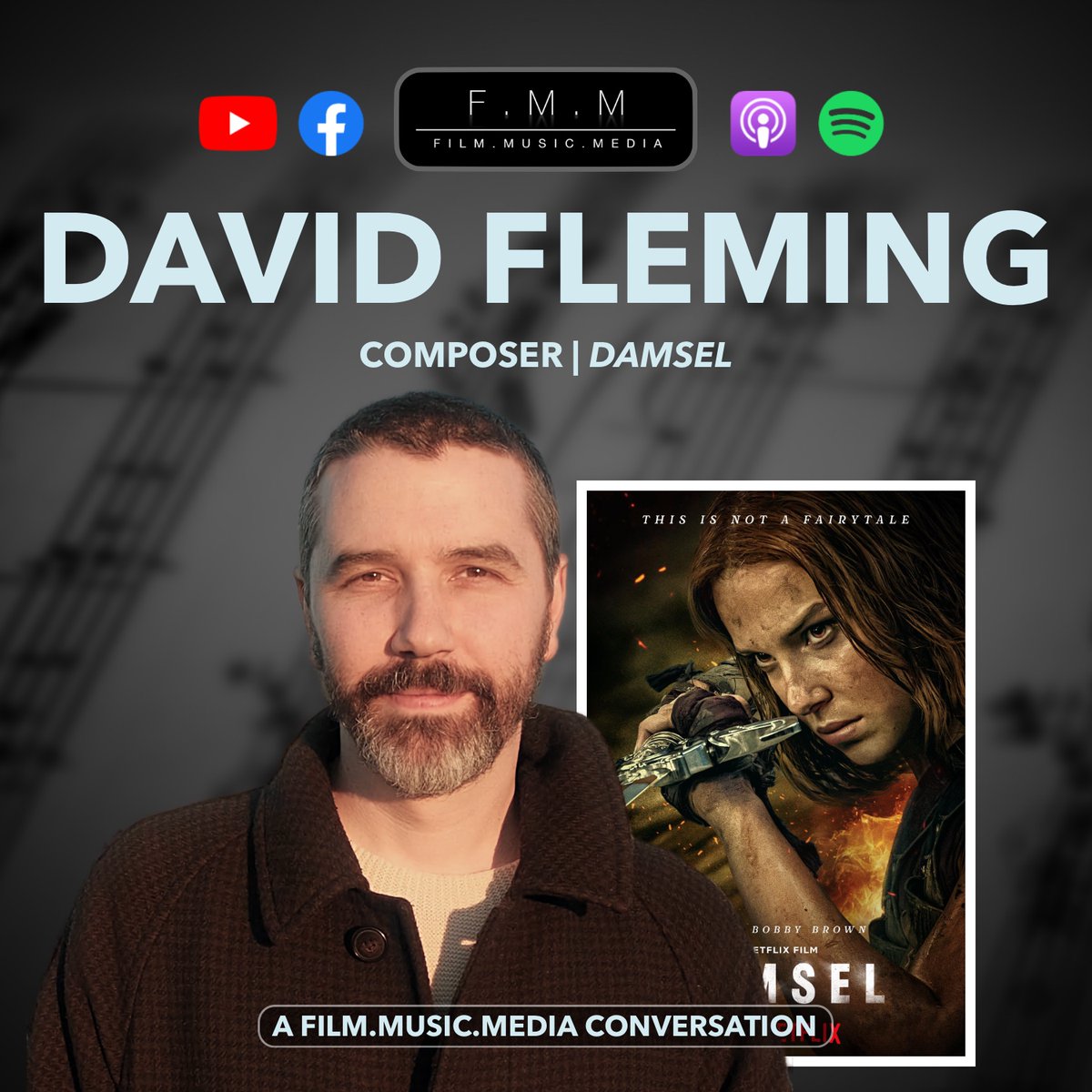 Now streaming! <a href="/netflix/">Netflix</a> 
youtube.com/watch?v=nd6pO4…

#davidfleming #composer #interview #podcast #soundtrack #soundtracks #behindthescenes #filmmaking #movies #television #damsel #milliebobbybrown #mrandmrssmith #thelastofushbo