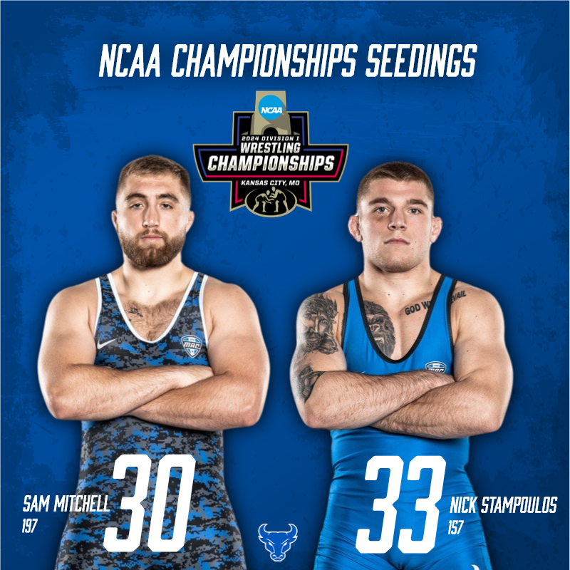 Brackets revealed for NCAA Championships.

🔗ubbulls.com/news/2024/3/13…

#UBhornsUP