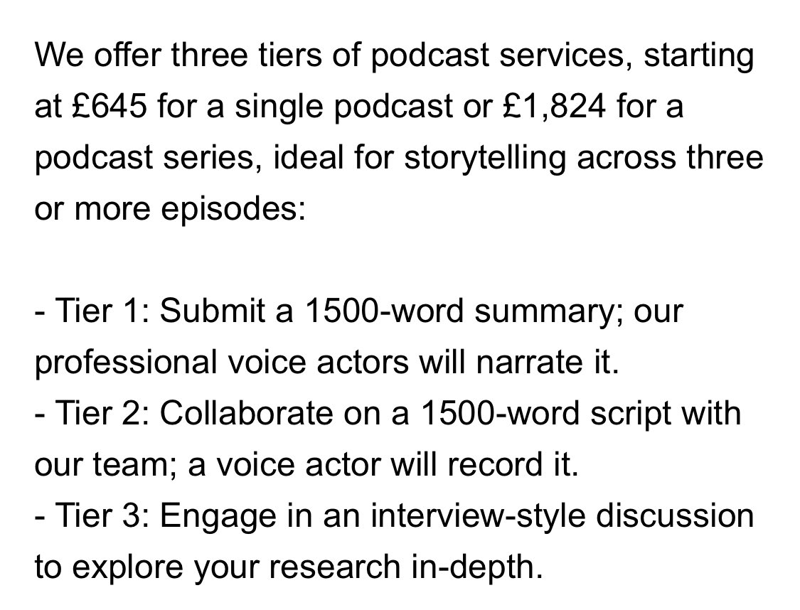 Now, that podcast would top the Spotify charts. Can’t imagine listening to anything more exciting. @TwoThirdsDale should we go for the voice-actor option?
