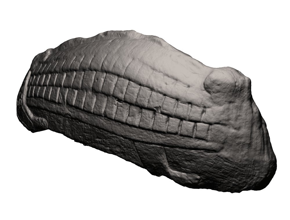 archaeoptics3d's tweet photo. This finest specimen of hogbackery was being discussed this evening..... @HorneSupremacy @GovanStones #earlymediaeval #hogback https://t.co/455nTw7AKH