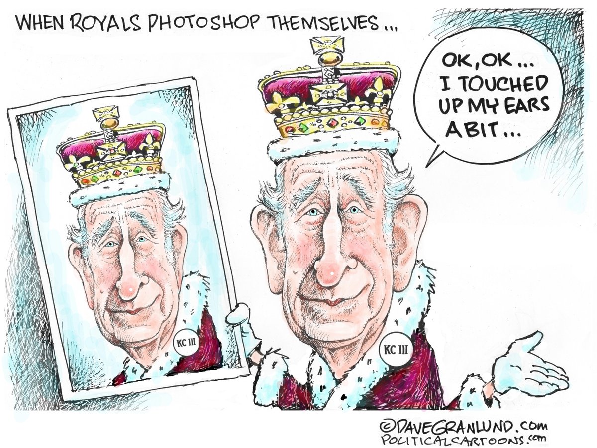 SUindependent's tweet image. Royals Using Photoshop - By Dave Granlund

#suindependent #cartoons #Dishonest #Editorial #fakenews #ImageManipulation #opinion #Photoshop #Royals

suindependent.com/editorial-cart…