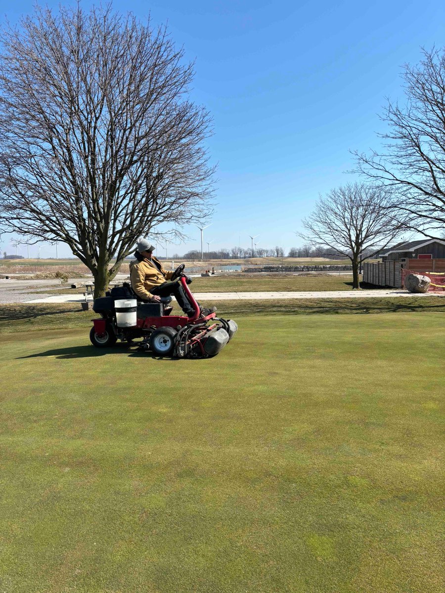 Let the preparation begin #linksatdovercoast #comingtoatheatrenearyou #aprilthird #norfolksbestgreens