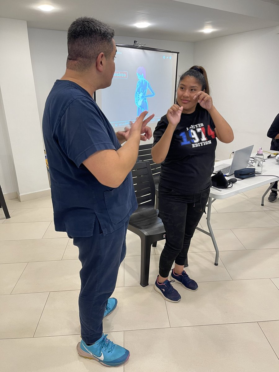 Fantastic example of community-led training & research: a Deaf-led training in Bolivia for deaf Indigenous women on access to health organized by @WFDeaf_org & FEBOS with support from @CBM_Global