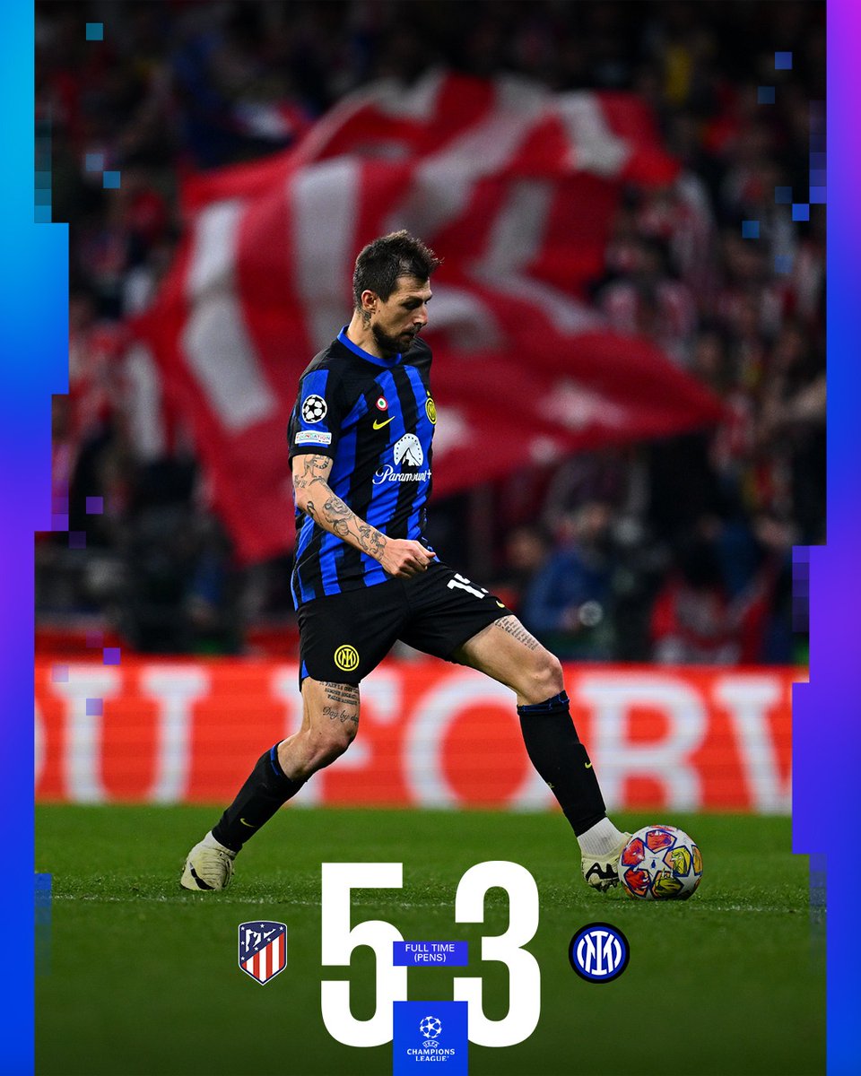 Inter's tweet photo. Finale a Madrid

#ForzaInter #AtleticoMadridInter #UCL https://t.co/UgkX7ulyzx