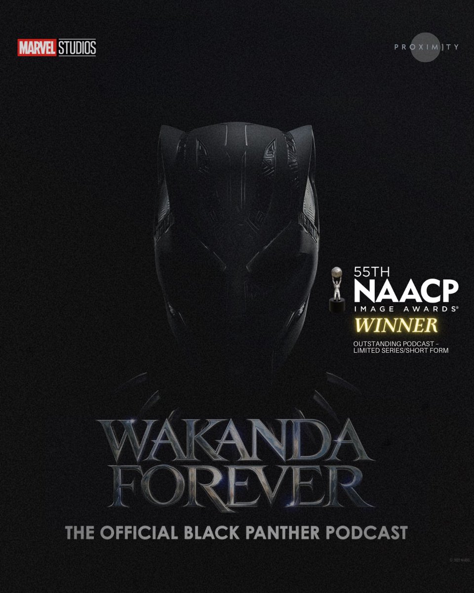 Congratuations to #TaNehisiCoates and our #WakandaForever Podcast team for winning an #NAACPImageAward for Outstanding Podcast - Limited Series/Short Form.